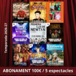 Abono temporada 2026-27: 100 € por 5 espectáculos